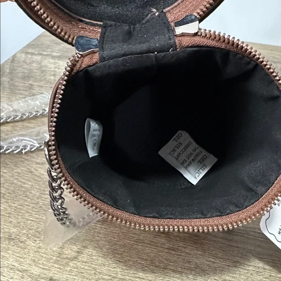 Skinny Dip London HOT COCOA Crossbody Chocolate Drip Chain Strap Purse NWT - Picture 7 of 8